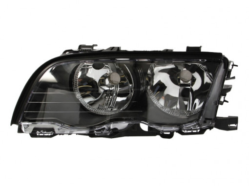 Far stanga (H7, reglaj electric, cu motoras, fundal negru) BMW Seria 3 (E46) - Img 1