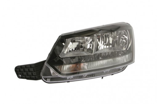 Far Stanga (halogen, H7/PW24W/PWY24W, electric, cu motor, bec) potrivit SKODA YETI
