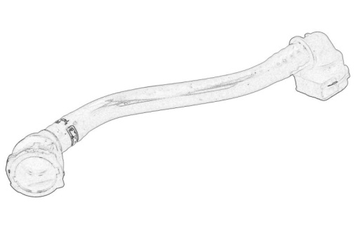 Furtun radiator potrivit MERCEDES