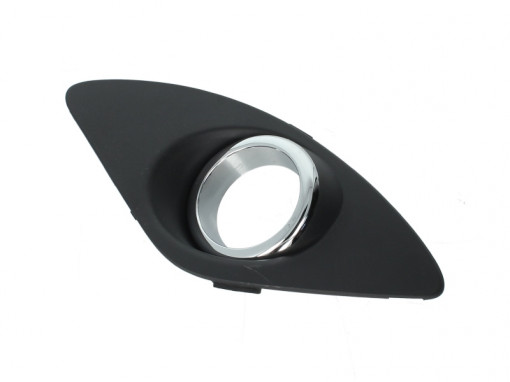 Grila bara Dreapta cu locas proiector, crom/negru potrivit KIA CEE'D 12.06-12.12 Break / Hatchback 12.06-08.09