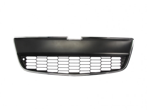 Grila bara fata inferior, negru/crom CHEVROLET AVEO dupa 2011