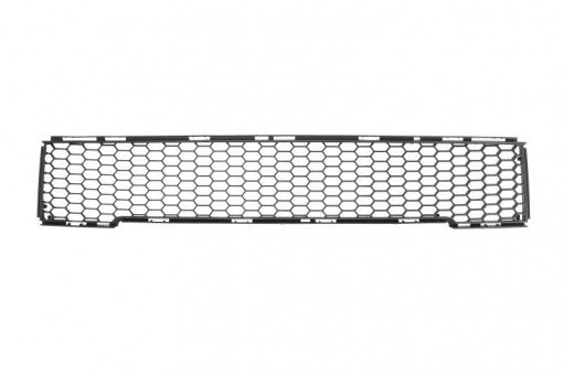 Grila bara fata mijloc plastic, negru, TUV potrivit ABARTH 500 / 595 / 695, 500C / 595C / 695C; FIAT 500 07.07- 10.07-12.13