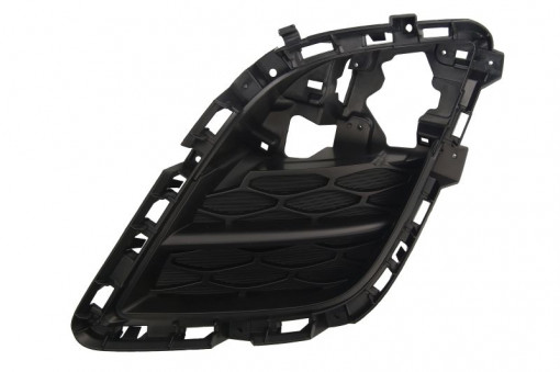 Grila bara fata Stanga cu locas proiector, plastic, negru potrivit MAZDA CX-7 10.07-03.13 09.09-08.12