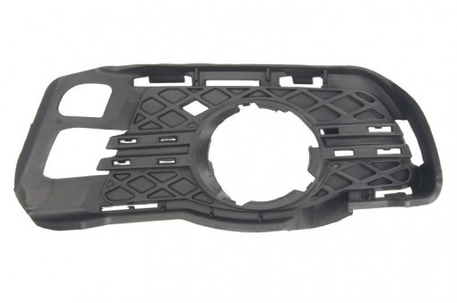 Grila bara fata Stanga cu un loc dunga, cu locas proiector, plastic, negru potrivit MERCEDES C T-MODEL S204, C W204 01.07-08.14 01.07-03.11
