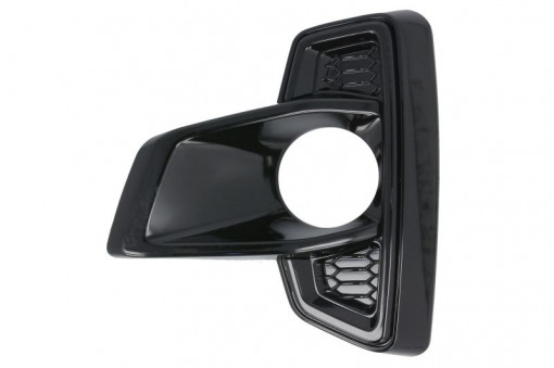 Grila bara fata stanga plastic, negru lucios potrivit TOYOTA HILUX VIII 01.18-05.20