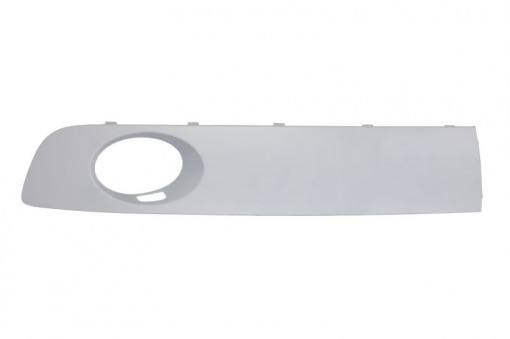 Grila bara Stanga cu locas proiector, plastic, grunduit potrivit VW MULTIVAN T5, TRANSPORTER T5 04.03-08.15 01.09-03.15
