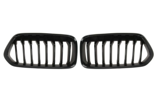 Grila radiator Dreapta/Stanga (Set 2 bucati, pachet M, negru lucios) potrivit BMW X2 (F39) 1.5-2.0D 11.17-