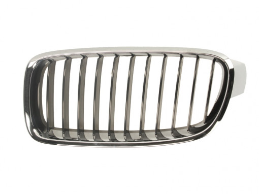 Grila radiator Stanga (crom/negru) potrivit BMW 3 (F30, F80), 3 (F31) 1.5-3.0H 11.11-06.19
