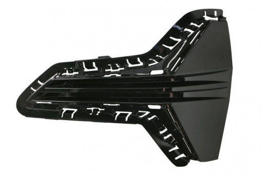 Grila ventilatie bara protectie fata stanga (exterior, plastic, negru lucios, LUXURY) potrivit BMW 3 G20, G21 03.19-