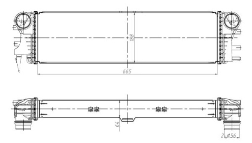 Intercooler potrivit MERCEDES MARCO POLO CAMPER (W447), V (W447), VITO MIXTO (DOUBLE CABIN), VITO TOURER (W447), VITO (W447) 2.2D 03.14-