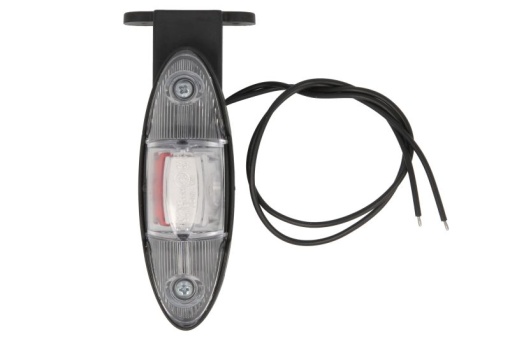 Lumina clarificare dreapta, rosu/alb, LED, în relief, lungime cablu 360mm, cu cuier, 12/24V