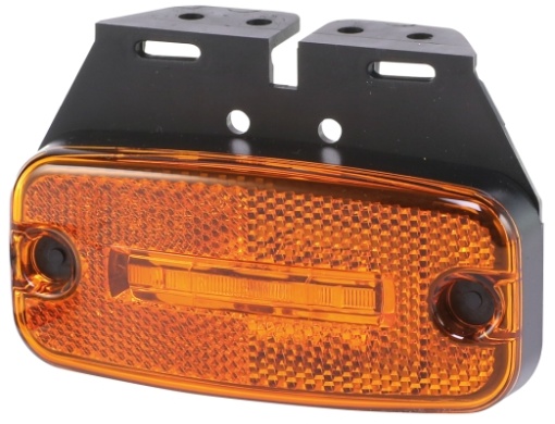 Lumina clarificare lumini, galben, LED, inaltime 43mm; latime 111mm; adancime 51mm, bolt/fixare orizontala, lungime cablu 4530mm, 24V (connector: AMP, IP6K9K)