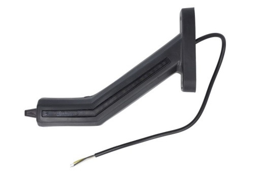Lumina clarificare stanga, portocaliu/rosu/alb, LED, suprafata, lungime cablu 400mm, cu brat lung, 12/24V (cu functie de semnalizator spate, IP6K9K)