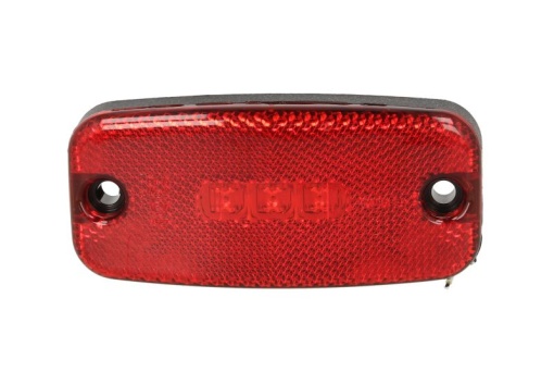 Lumina delimitare stanga/dreapta, rosu, LED, inaltime 51mm; latime 22mm; adancime 111mm, lungime cablu 480mm, 12/24V (IPIP67)