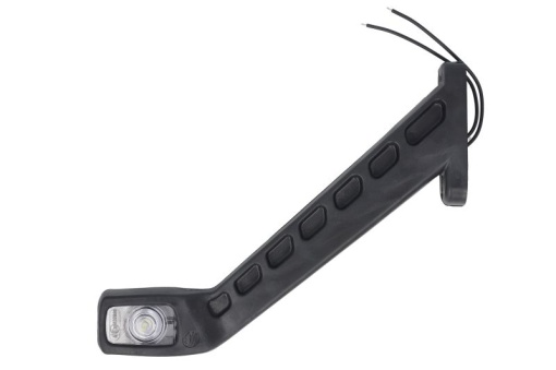 Lumina delimitare stanga, forma: dreptunghiular, portocaliu/rosu/alb, LED pe brațul lung, 12/24V