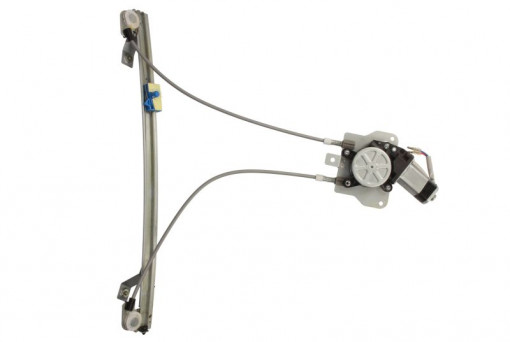 Macara geam Fata Dreapta (electric, cu motor, numar de usi: 4) potrivit CITROEN SAXO; PEUGEOT 106 I, 106 II 08.91-07.04 - Img 1