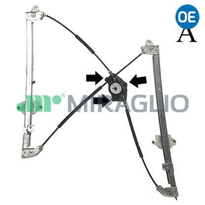 Macara geam Fata Dreapta (electric, fara motoras, numar de usi: 4) potrivit CITROEN C8; FIAT ULYSSE; LANCIA PHEDRA; PEUGEOT 807 06.02-