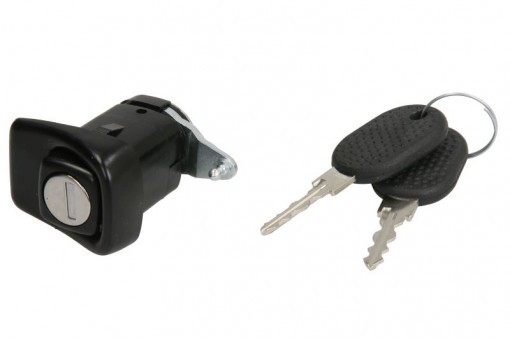 Maner usa Fata Dreapta/Stanga (cu cheie, extern, cu incuietoare, negru) potrivit FIAT PANDA, PANDA/HATCHBACK 0.65-1.3D 10.80-07.04