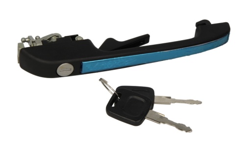 Maner usa Fata Stanga (cu cheie, extern, cu incuietoare, negru) potrivit AUDI 100 C3 1.8-2.5D 08.82-07.91
