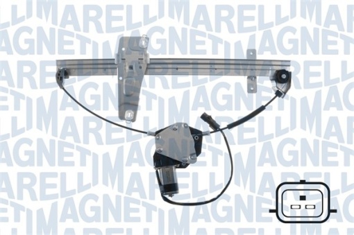 Mecanism actionare geam Fata Dreapta (electric, cu motor, numar usi: 4) potrivit JEEP GRAND CHEROKEE II 04.99-09.05