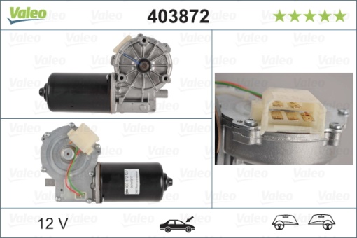 Motor stergator Fata potrivit MERCEDES LK/LN2, NG, O 301, O 302, SK, T2/LN1, VARIO, VARIO (B667, B670, B668), VARIO (B670), VARIO (B670, B668, B667) M102.946-OM904.964 11.64-