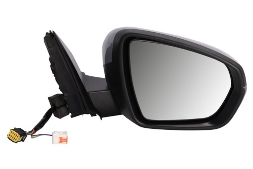 Oglinda dreapta (electric, convex, cu incalzire, acoperit, rabatabil electric, cu indicator, cu senzor temperatura) potrivit CITROEN C5 AIRCROSS; PEUGEOT 3008 P84, 3008 P84 FL, 5008 II T87 05.16-