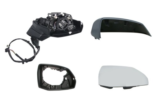 Oglinda dreapta (electric, convex, cu incalzire, grunduit, cu semnalizator) potrivit AUDI Q5 FY, Q5 FYT 01.17-