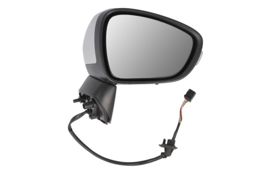 Oglinda dreapta (electric, convex, cu incalzire, grunduit, cu semnalizator, cu senzor temperatura) potrivit CITROEN C3 AIRCROSS 06.17-