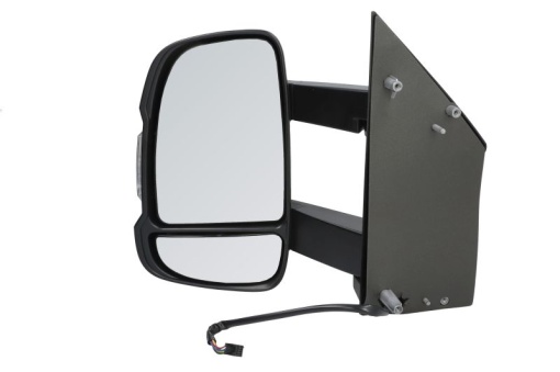 Oglinda laterala Stanga (electric, convexa, incalzita, crom, cu senzor de temperatura) potrivit CITROEN JUMPER I, JUMPER II; FIAT DUCATO; PEUGEOT BOXER