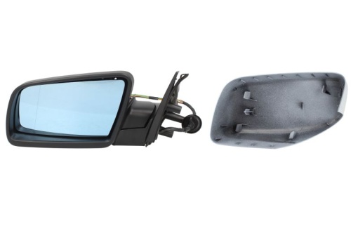 Oglinda laterala Stanga (electric Da, asferice, incalzita, albastru, pliabil electric) potrivit BMW 5 (E60), 5 (E61)