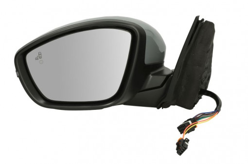 Oglinda laterala stanga electrica, convexa potrivit OPEL CORSA F; PEUGEOT 208 06.15-
