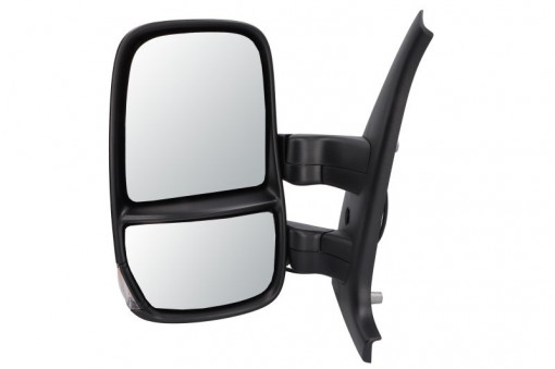 Oglinda laterala Stanga manual, convexa, mic de statura, cu senzor de temperatura potrivit IVECO DAILY V, DAILY VI