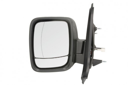 Oglinda stanga electrica, asferic, incalzita, crom FIAT TALENTO; NISSAN NV300; OPEL VIVARO; RENAULT TRAFIC dupa 2014