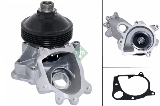 Pompa apa cu garnitura potrivit BMW 3 (E46), 5 (E39), 7 (E38), X5 (E53); LAND ROVER RANGE ROVER III; OPEL OMEGA B 2.5D/3.0D 08.98-08.12