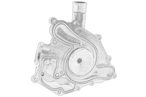 Pompa apa potrivit CHRYSLER 300C; DODGE CHALLENGER, CHARGER, RAM 1500, RAM 2500; JEEP COMMANDER, GRAND CHEROKEE III 5.7/6.1/6.4 09.04-