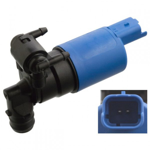 Pompa spalator parbriz potrivit CITROEN BERLINGO, BERLINGO MULTISPACE, BERLINGO/MINIVAN, C4 PICASSO I, C4 PICASSO II, C5 III; PEUGEOT 308, 308 I, 308 II FURGON/HATCHBACK-SEDAN 07.96-