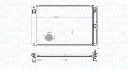Radiator motor (Automat/Manual) potrivit TOYOTA AURIS, COROLLA 1.4D