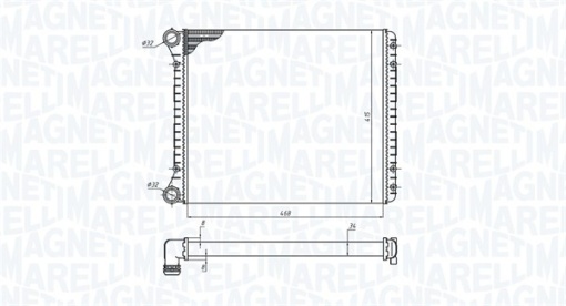 Radiator motor (Manual) potrivit AUDI A2 1.2D-1.6