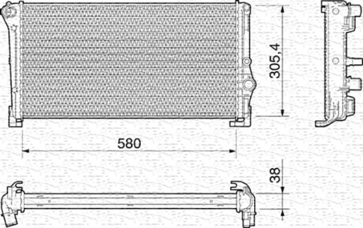 Radiator motor (Manual) potrivit FIAT IDEA, PUNTO, PUNTO/HATCHBACK; LANCIA MUSA, YPSILON 1.3D