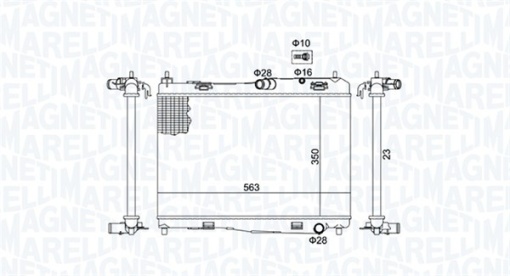 Radiator motor (Manual) potrivit FORD B-MAX, FIESTA VI 1.25-1.6