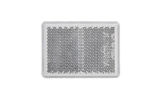 Reflector dreptunghiular (alb, autoadeziv, 55mm x 40mm x 6,5mm)