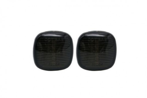 Semnalizator lampa lateral stanga/dreapta fumuriu, LED, dinamic potrivit AUDI A3, A4 B5, A8 D2; SEAT IBIZA II; SKODA FABIA I, FABIA II, OCTAVIA I, RAPID, ROOMSTER 1.0-6.0 1993-2019