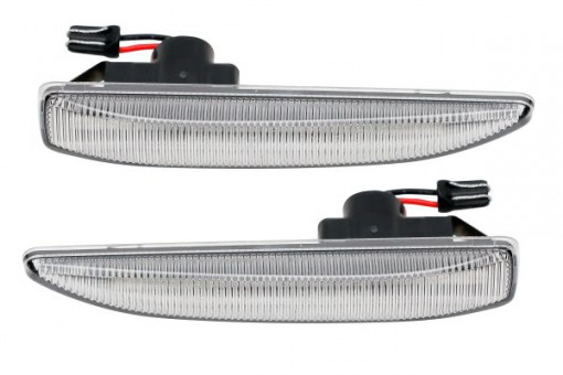 Semnalizator lampa lateral stanga/dreapta transparent, LED, dinamic potrivit BMW 7 E65, E66, E67 3.0-6.0 2001-2008 - Img 1