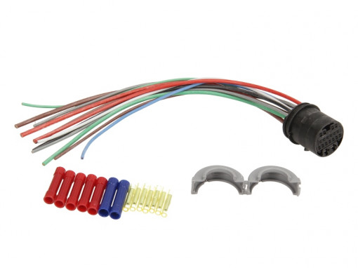 Set cabluri pentru usa din spate (200mm, numar pini: 12, cu dop; fara acoperire, Dreapta/Stanga) potrivit OPEL ASTRA H 1.2-2.0 01.04-05.14