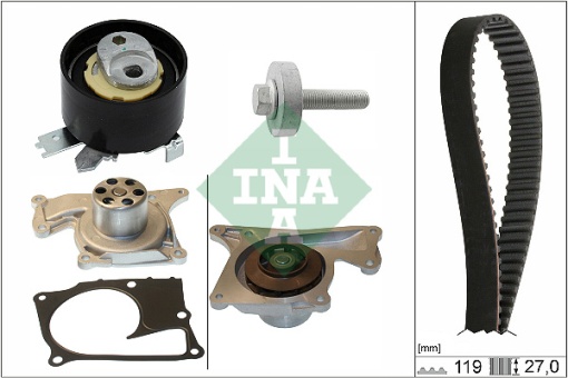 Set pompa apa + curea dintata potrivit MERCEDES A (V177), A (W177), B SPORTS TOURER (W247), CITAN (MPV), CITAN TOURER (W420), CITAN/MINIVAN (W415), CITAN/MINIVAN (W420) 1.0LPG-1.6D 10.12-