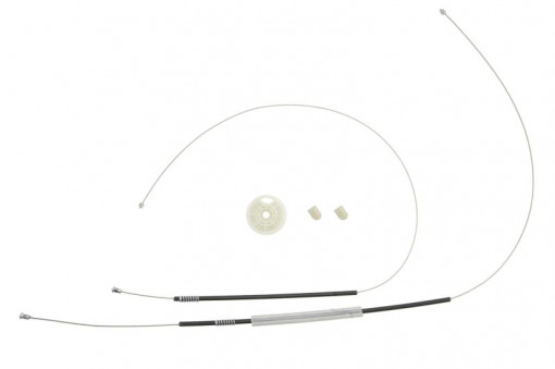 Set reparatie macara geam Fata Dreapta/Stanga (Cabluri, electric) potrivit VW FOX 04.05-12.11