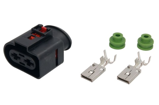 Stecher, numar pini: 2, Kit reparare, potrivit AUDI; SEAT; SKODA; VW