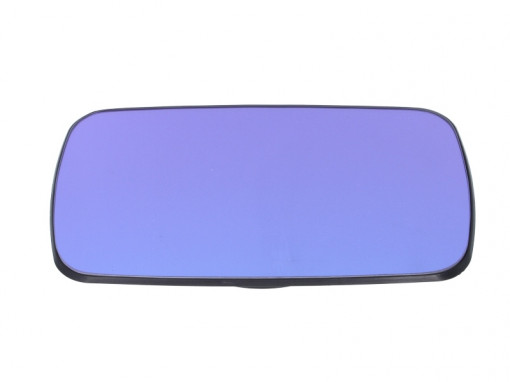 Sticla oglinda exterioara Stanga (plat, incalzita, albastru) potrivit BMW 3 (E36), 5 (E34), 5 (E39) 06.87-05.04
