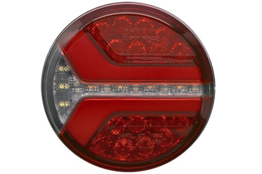 Stop spate stanga/dreapta ECOrotund (LED, 12/24V, cu lumina de ceata, lumina de marșarier, lumina parcare, fara proiector, surub, conector: 2PIN/AMP 7PIN/SUPERSEAL)