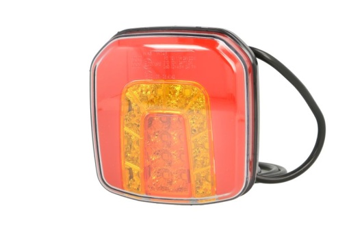 Stop spate stanga/dreapta (LED, 12/24V, cu intermitent, cu stop, lumina de parcare, fara proiector, lungime cablu: 0,2m)
